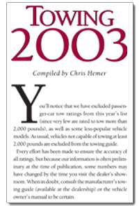2003 Tow Guide